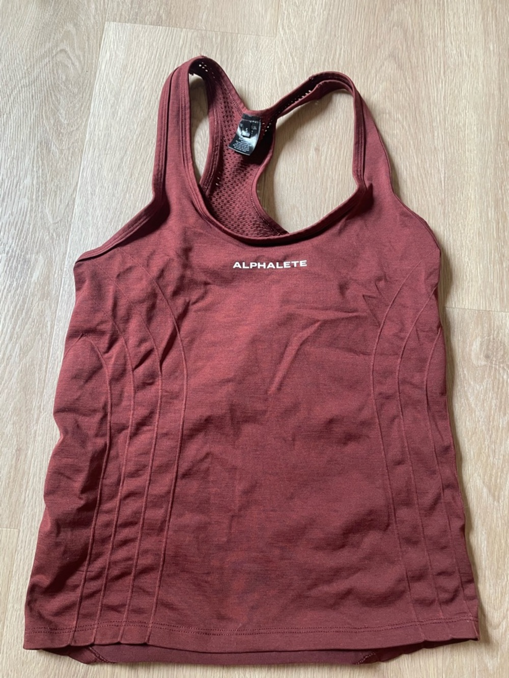 Alphalete Women's Seamless Racerback Tank - Rust